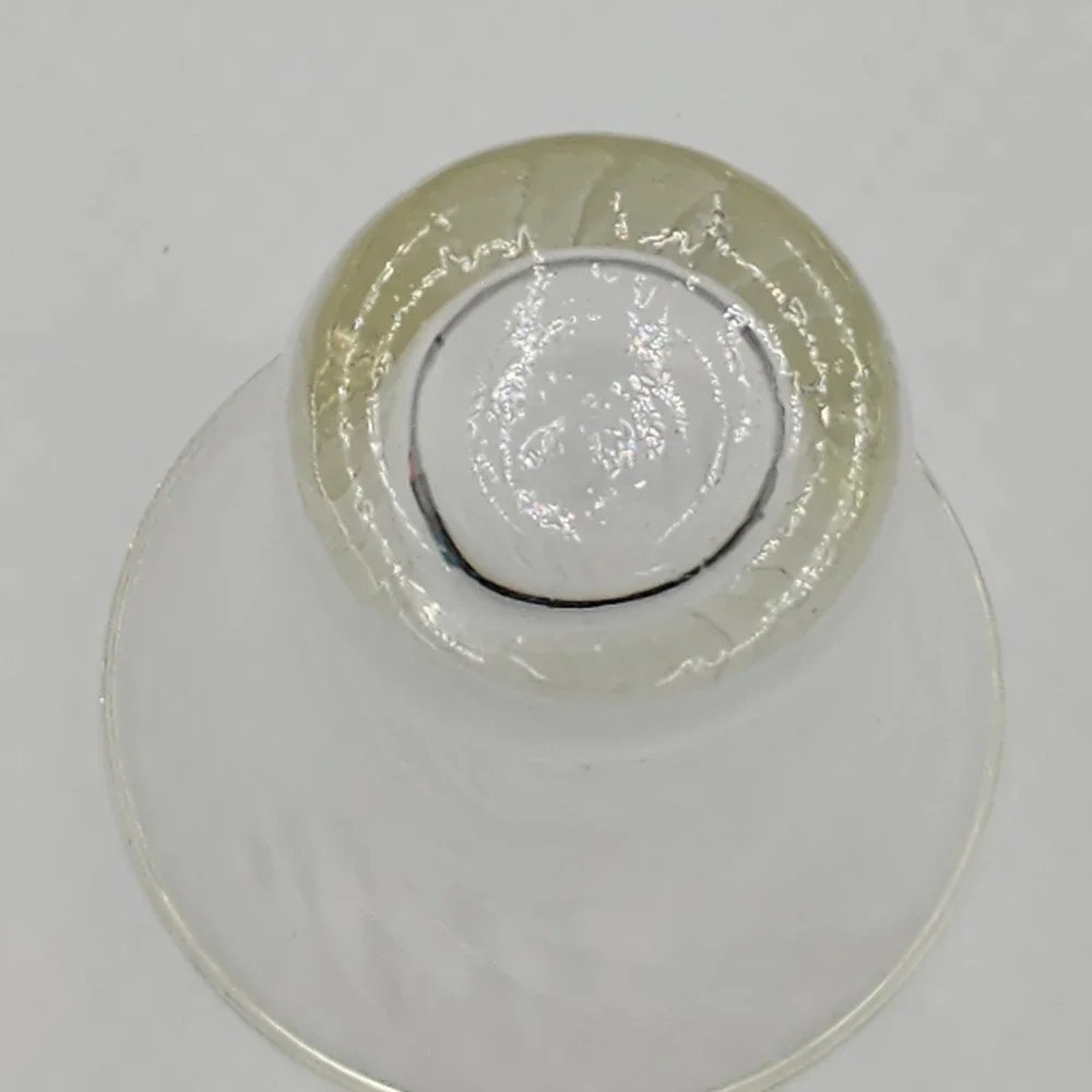 Unmarked clear glass
